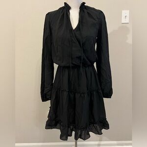 Size Medium little black ruffle dress